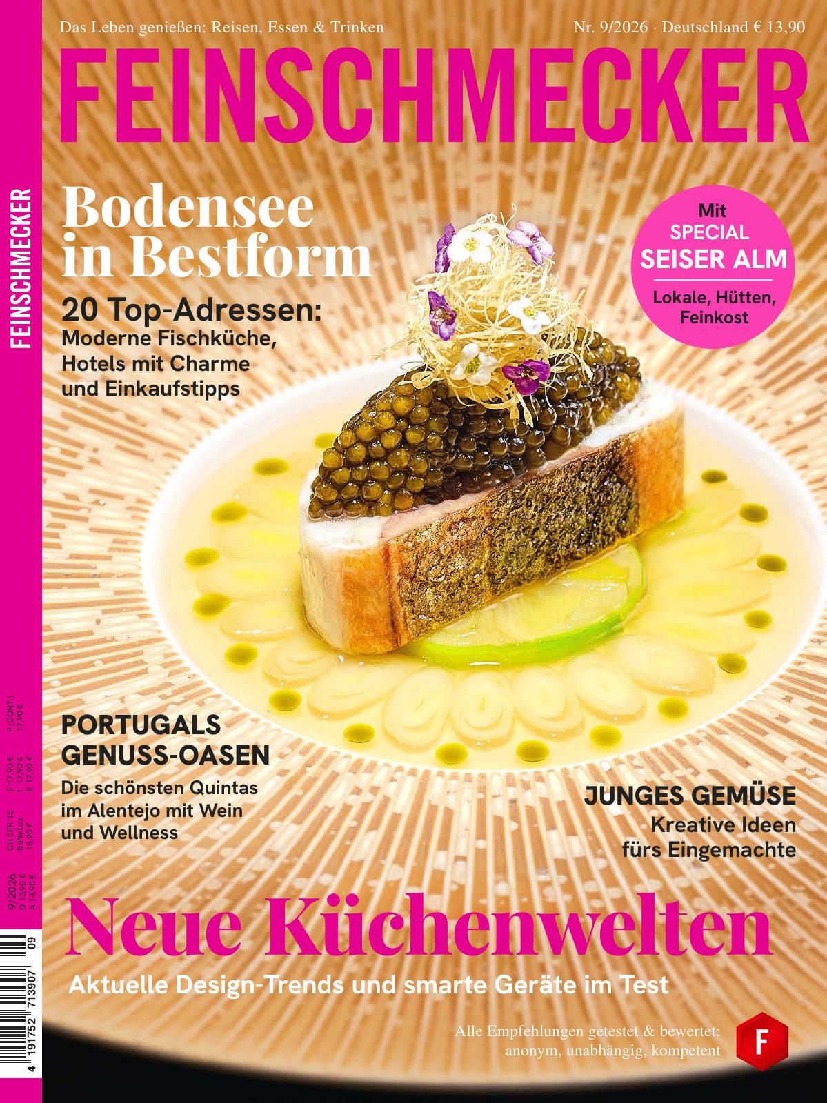 DER FEINSCHMECKER Jahresabo Print + Digital