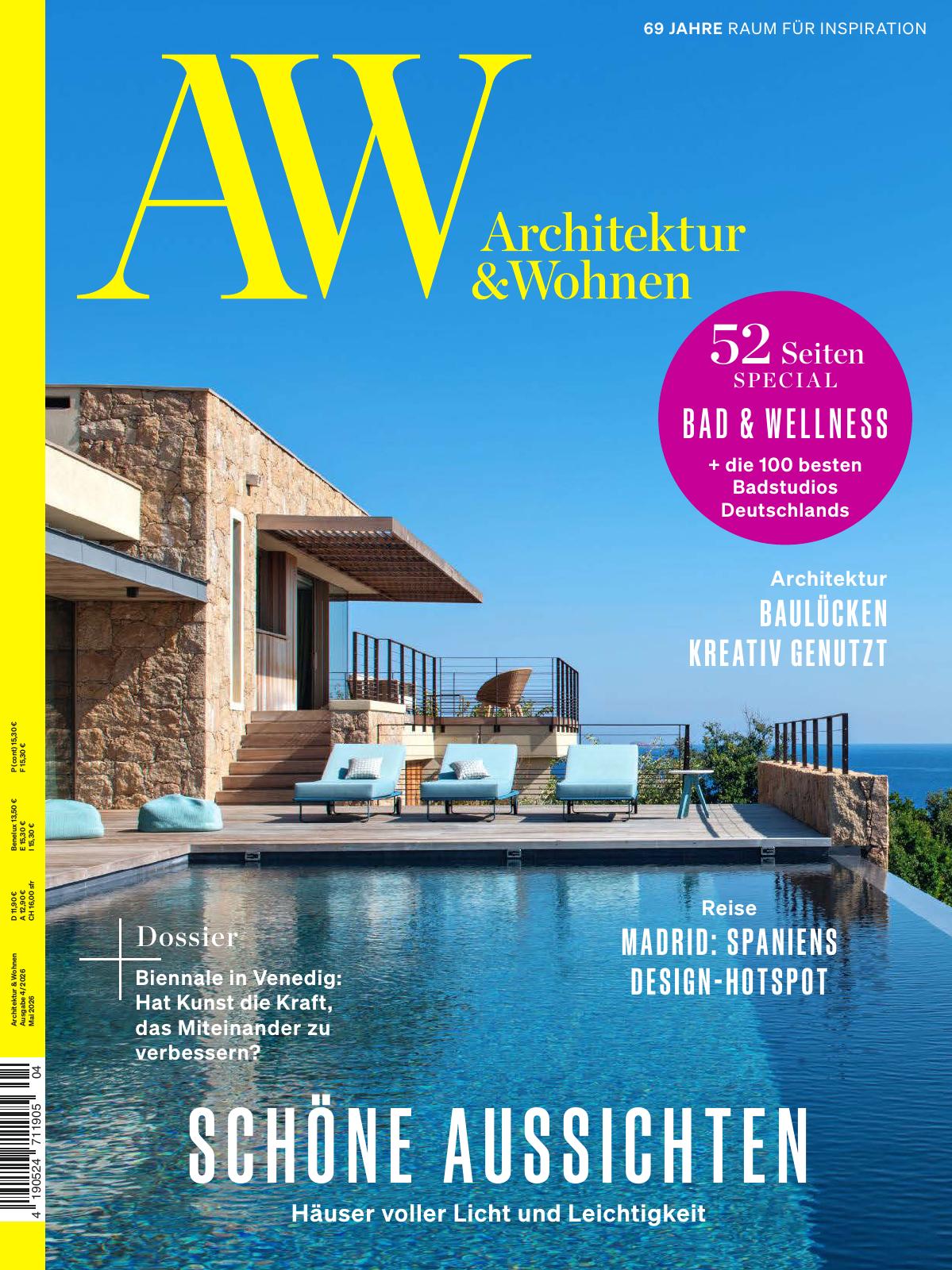 AW Architektur & Wohnen Jahresabo Print + Digital